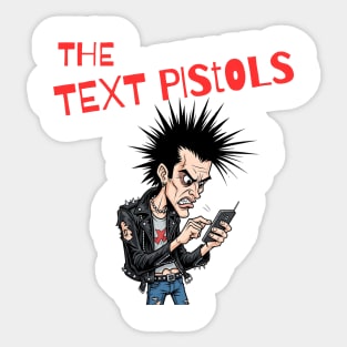 The Text Pistols Sticker